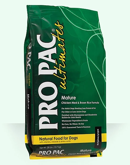 פרו פק מאצ'ור עוף ואורז מלא 12 ק"ג Pro Pac Ultimate Mature Chicken & Brown Rice