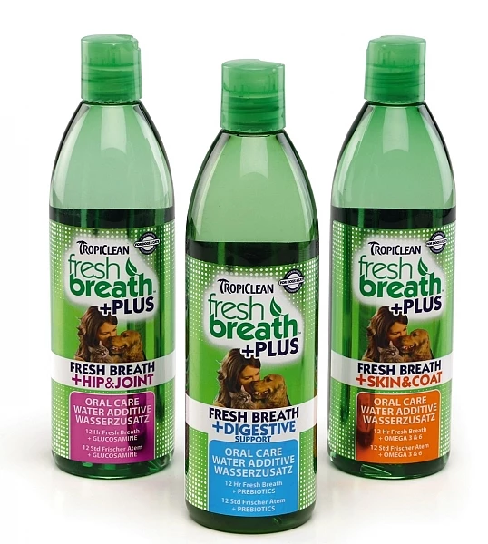 מי פה לכלבים וחתולים Fresh Breath Skin & Coat