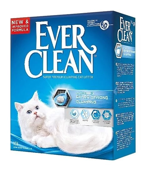 אברקלין התגבשות חזקה לא מבושם 8.3 ק"ג Everclean Unscented Extra Strong Clumping