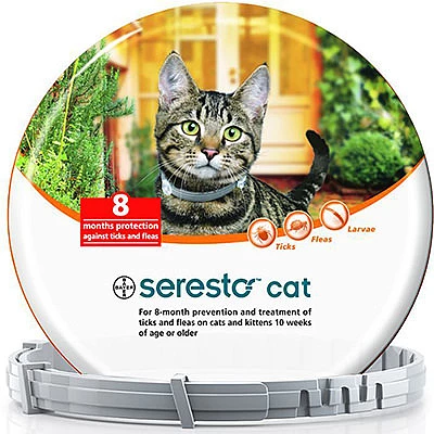קולר נגד קרציות ופרעושים לחתולים סרסטו Seresto Cats
