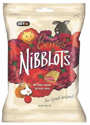חטיף רק בטעם פירות יער למכרסמים ניבלוטס Berries Nibblots