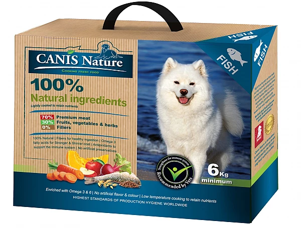 קאניס נייצ'ר דגים - Canis Nature|מזון טיבעי לכלב