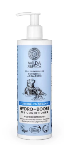 שמפו מרכך לכלב וחתול אורגני טיבעי WILDA SIBERICA URBAN-DETOX