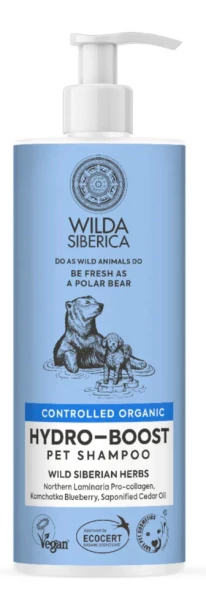 שמפו לכלב וחתול אורגני טיבעי WILDA SIBERICA URBAN-DETOX 