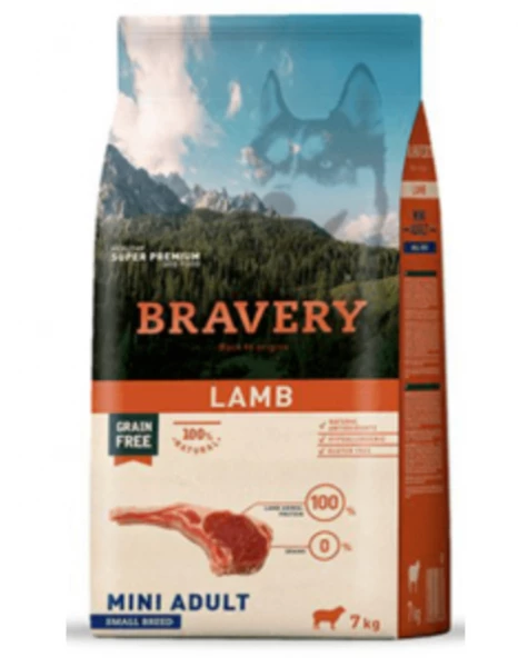 בריוורי כבש בוגר היפואלרגני מיני 7 קג Bravery Lamb 