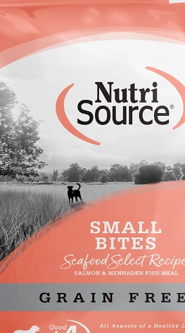 נוטרי סורס סלמון לכלב קטן 2.2 קג ללא דגנים NutriSource