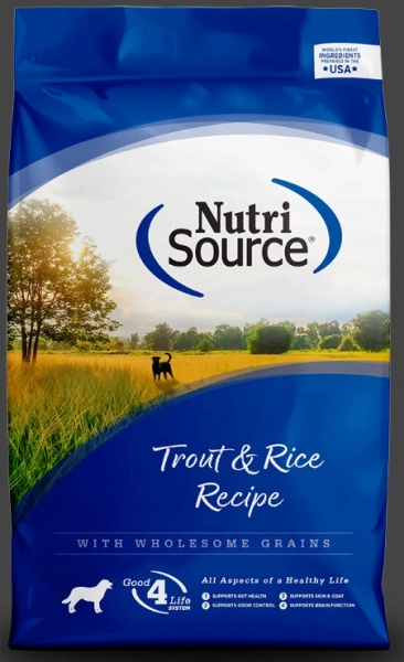 נוטרי סורס פורל עם אורז 2.3 קג NutriSource