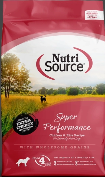 נוטרי סורס בוגר בקר עם אורז חום 13.6 קג NutriSource