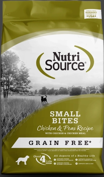 נוטרי סורס עוף לכלב קטן 2.2 קג ללא דגנים NutriSource