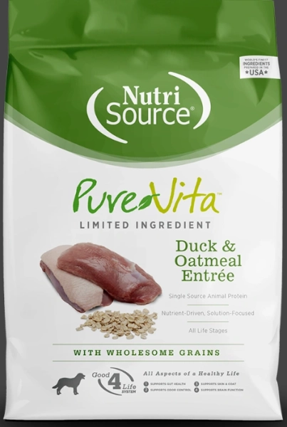 ויטה פיור ברווז 6.7 ושיבולת שועל NutriSource