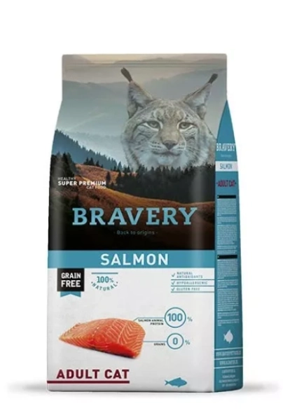 בריוורי סלמון לחתול בוגר Salmon Bravery 