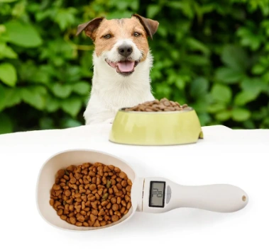 כלי מדידה דיגיטלית לשקילת מזון מדוייק לכלב וחתול 