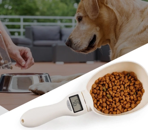 כלי מדידה דיגיטלית לשקילת מזון מדוייק לכלב וחתול