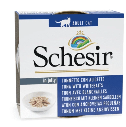 סדרת Schesir -IN JELLY מזון רטוב משלים בג'לי לחתולים