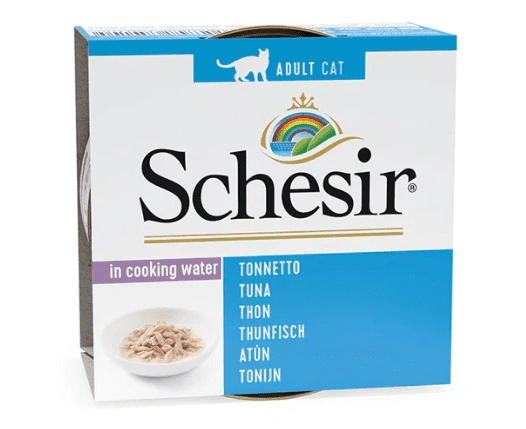 שזיר Schesir במי הבישול -IN COOKING WATER מזון רטוב לחתול בטעמים