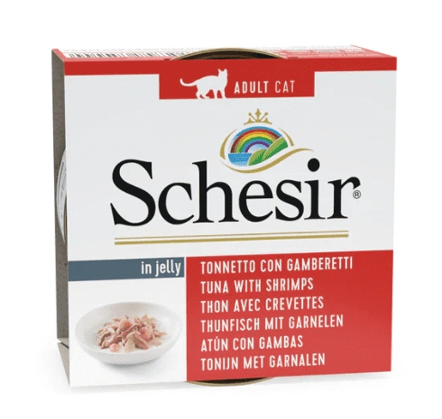 שזיר Schesir -IN JELLY מזון רטוב משלים בג'לי לחתולים בטעמים