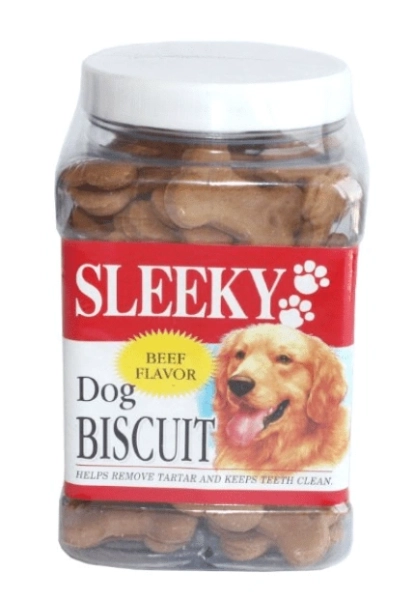 ביסקוויטים בטעם בקר לכלבים - סליקי SLEEKY