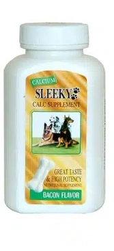 טבליות סידן קלציום לכלבים בטעמים - סליקי SLEEKY