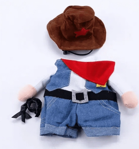 תחפושת לכלבים בוקר גינס Cowboy morning costume