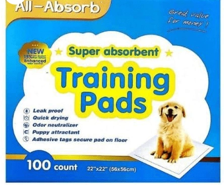 פדים לכלבים 100 לחינוך גורים לצרכים Training Pads